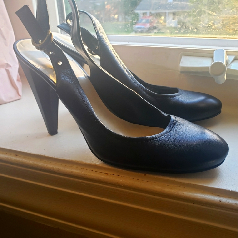 Nine West Open-back Diamond Heel